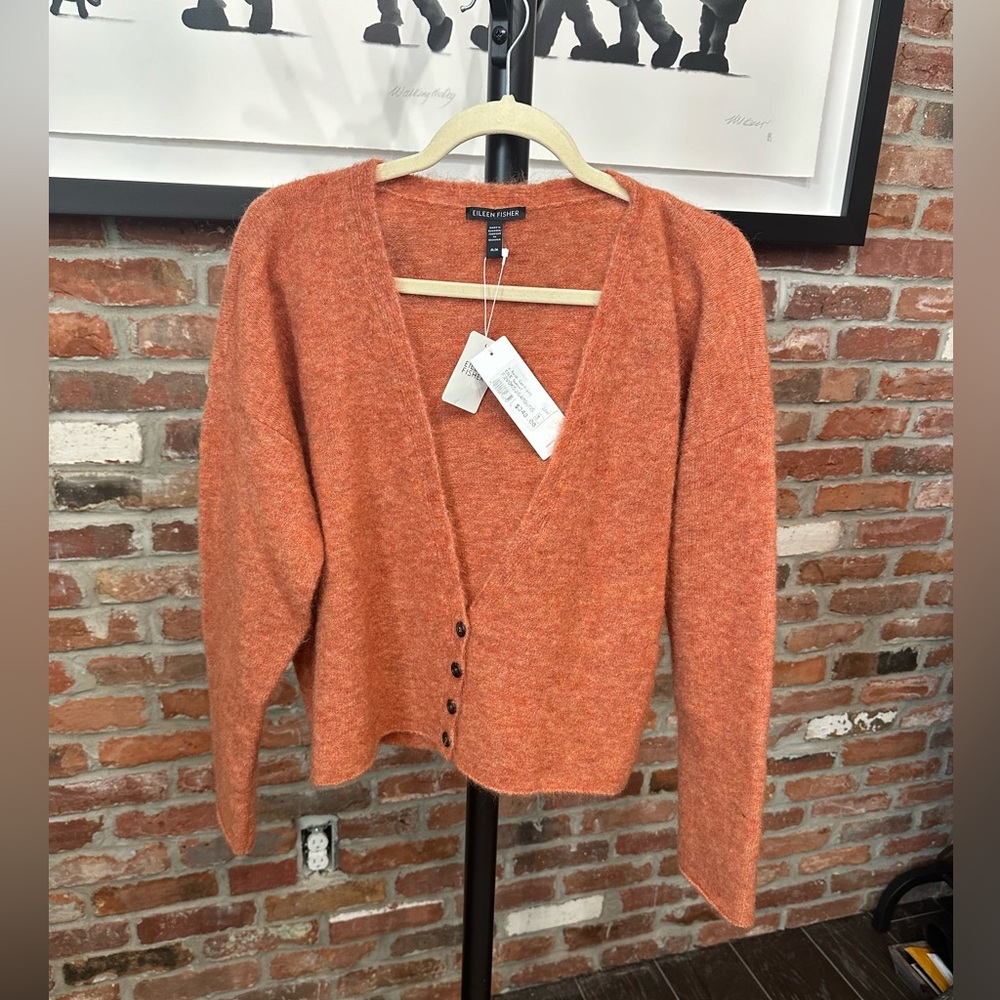 NWT Eileen Fisher Wool Cardigan